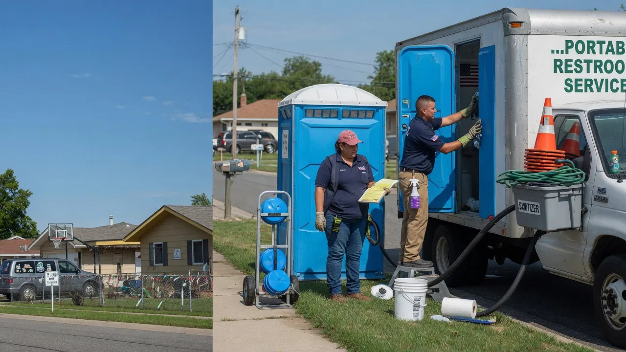 Portable Toilet Rental in La Fontaine, IN near me
